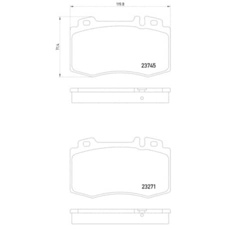 Pagid Brakes Disc Brake Pad, 355010101 355010101